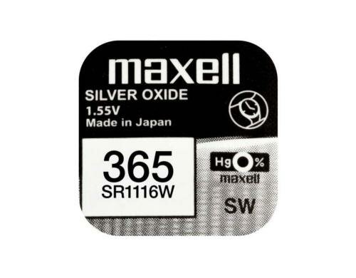 Maxell  Knopfzelle SR1116W 10er vergl. V365