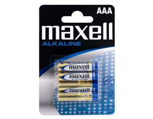 Maxell Batterie AAA 4 Stück vergl. LR03, Blister