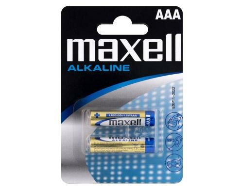 Maxell Batterie AAA 2 Stück vergl. LR03, Blister