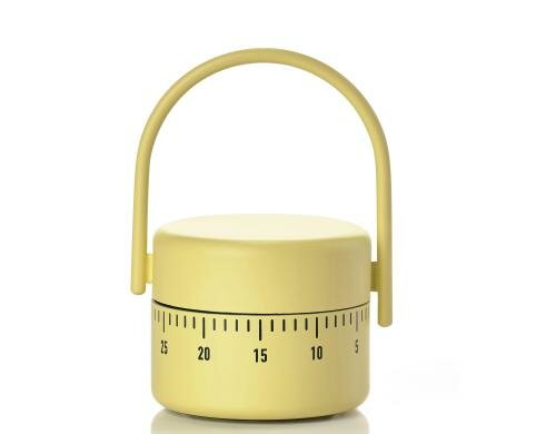 Zone Küchentimer Singles Gelb HxD: 17.5x8.9cm Edelstahl, Silikon