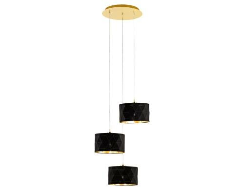 EGLO DOLORITA Hängeleuchte schwarz, gold Stars of Light / exkl. 3x E27 60W