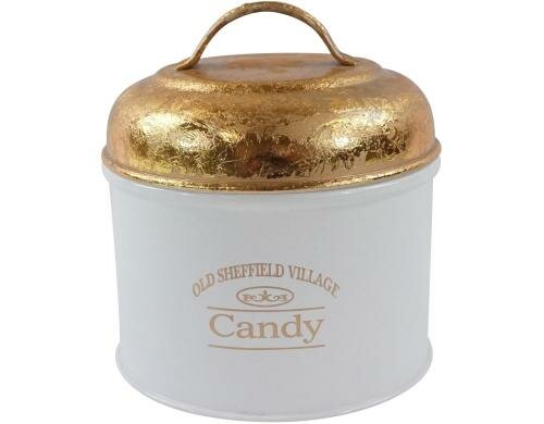 Hoff Interieur Vorratsdose Candy 13.5 cm ø13,5x13,5cm, Metall