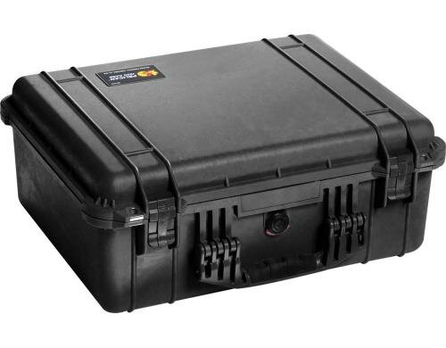 PELI Kunststoffkoffer 1550 schwarz mit Schaumstoffeinlage