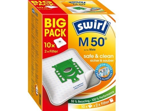 Swirl Staubfilterbeutel M50 Big Pack (8+2) MicroPor Plus / Airspace