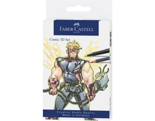 Faber-Castell PITT Artist Pen Comic Set 3D