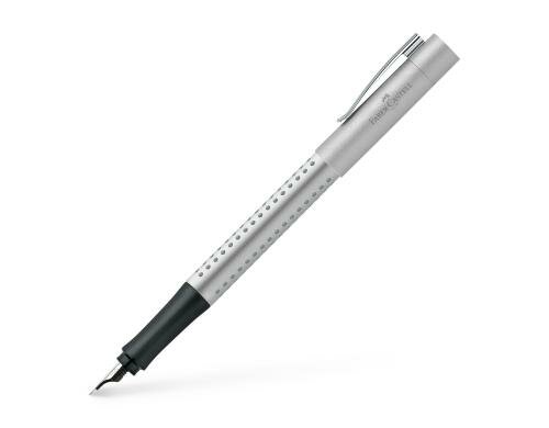 FABER-CASTELL Füllfederhalter Grip 2011 silber, M