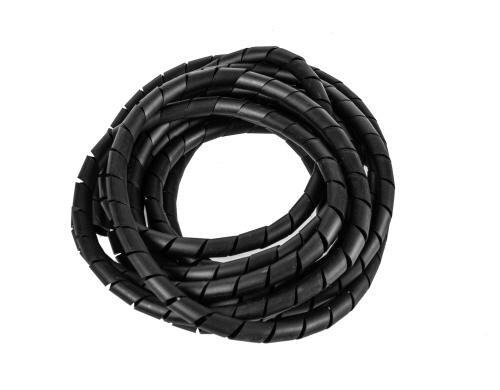 Plica Spiralschlauch NW10, 5m schwarz, 8-30mm Durchmesser