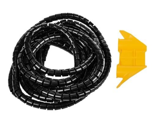 Plica Spiralschlauch Quick-Tube PP 5m Durchmesser 15mm, schwarz