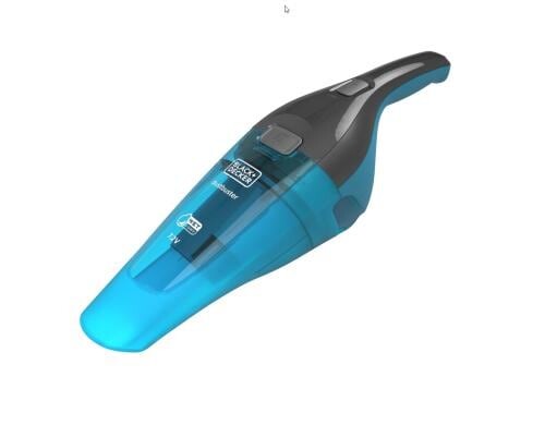 BLACK+DECKER Akkusauger Nass/Trocken grau 10.8 Watt, Ladestation mit Wandhalterung
