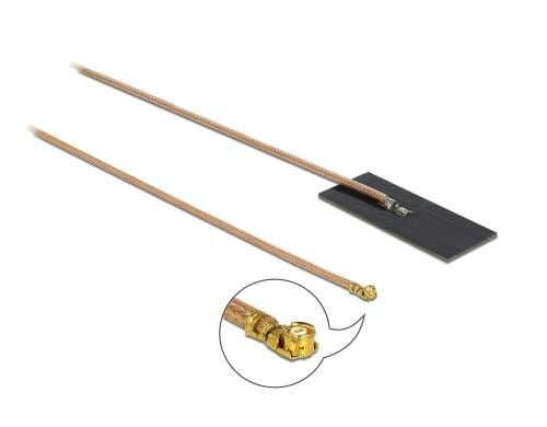 Delock WLAN Antenne, PCB, 1m MHF I Stecker, Klebemontage, 0.5 - 1.2 dBi