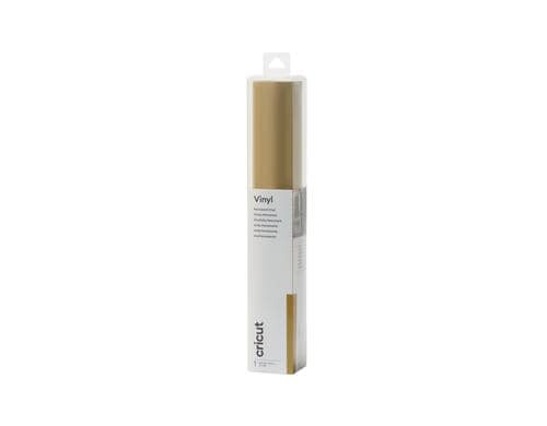 Cricut Vinylfolie Premium Gold 1 Rolle à 30.5 x 122 cm, permanent klebend