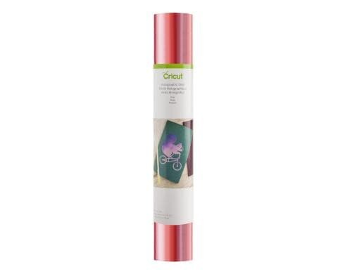 Cricut Vinylfolie Holographisch Pink 1 Rolle à 30.5 x 122 cm, wiederablösbar