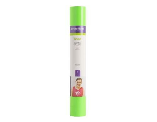 Cricut Aufbügelfolie Sportflex neongrün 1 Rolle à 30 x 61 cm