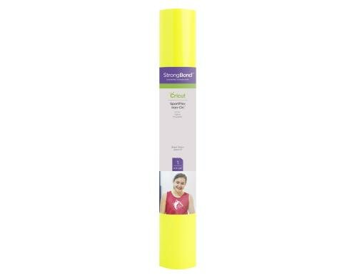 Cricut Aufbügelfolie Sportflex gelb 1 Rolle à 30 x 61 cm