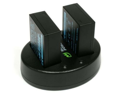 Wasabi 2 Akkus NPW126 und Dual Ladegerät für Fujifilm