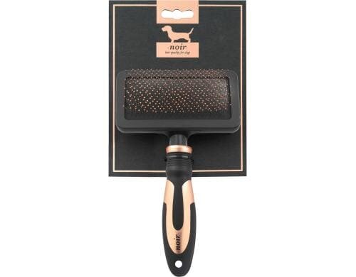 ebi Noir Soft Slicker Bürste L Inox 20 x 12 cm