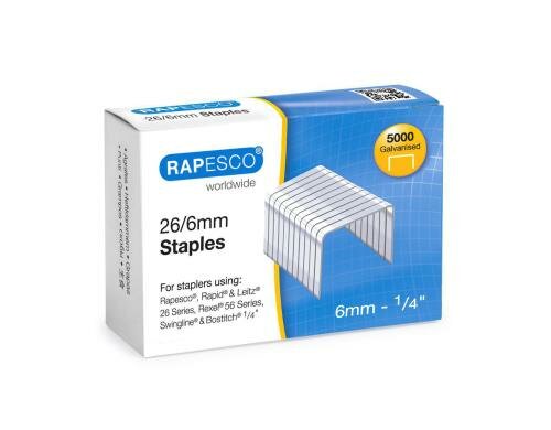 Rapesco 26/6mm Heftklammern 5000 Stück