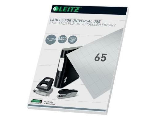 Leitz Universal Etiketten 38.1x21.2mm, 100 Bogen, 6500 Etiketten