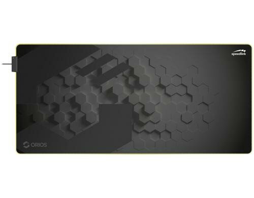 Speedlink Orios RGB Mausmatte XL, schwarz Beleuchtbare RGB Mausmatte