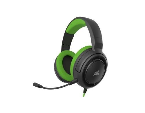 Corsair HS35 STEREO Wired Green Gaming Headset, Kabelgebunden