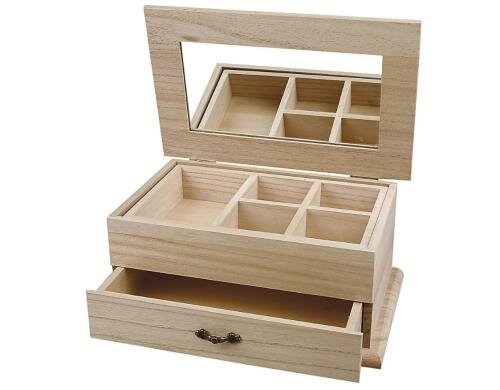 Creativ Company Holz Schmuckbox 27x17x12 cm