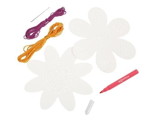 Creativ Company Bastel-Set Stickvorlage Blume, 1 Set