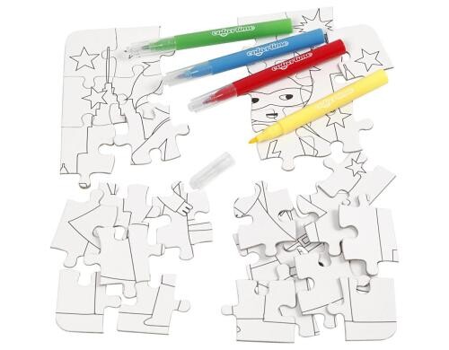 Creativ Company Bastel-Set Puzzle Superheld, 1 Set
