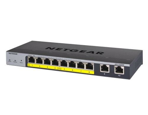 Netgear GS110TPP: 8 Port Switch 8-Port Gigabit Ethernet Smart Switch
