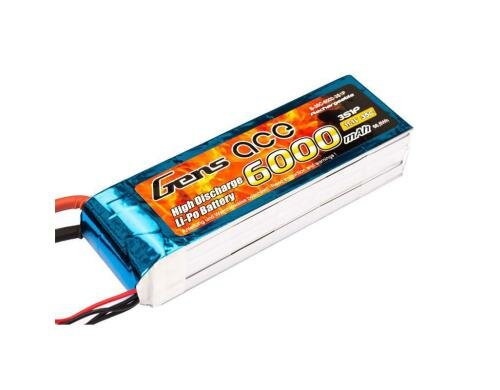 Gens LiPo-Akku 11.1V 6000mAh 35C 3S1P 144x45x30mm 451g EC5