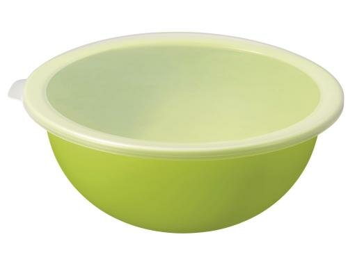 Rotho Schüssel Caruba Lime 4.8L mit Deckel hellgrün, 322x305x133 mm