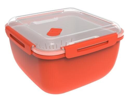 Rotho Mikrowellendose Dampfgarer 2.5L rot, 195x195x121 mm
