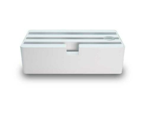 Alldock Ladestation D-Dock weiss incl 3 Click Adapter