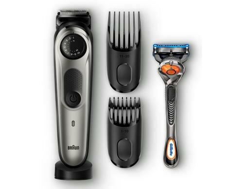 Braun Bart- u. Haarschneider BT7940 mit Präzisionsrad, inkl. Kulturtasche