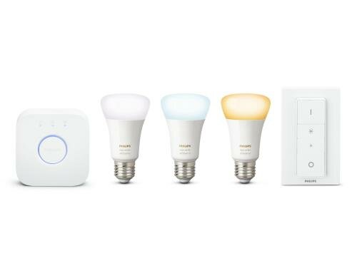Philips hue E27 Starterset WA DLC 3x E27, 1x Bridge, 1x Dimmer Switch, BT