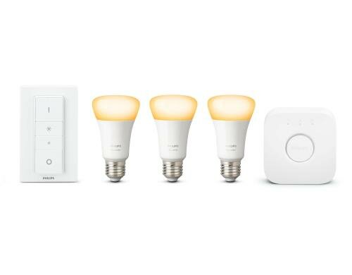 Philips hue E27 Starterset W DLC 3x E27, 1x Bridge, 1x Dimmer Switch, BT