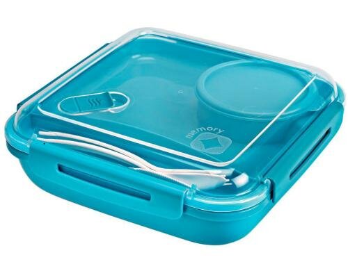 Rotho Mikrowellendose 1.1LMEMORY blau 195x195x65 mm