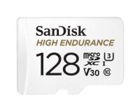 SanDisk microSDXC Card 128GB High Endurance U3, V30, bis...