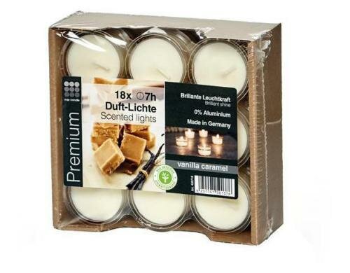 balthasar Teelichter Cup Candle beduftet Vanilla Caramel,18 Stück,  B: 42 x H: 25 mm