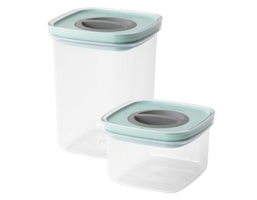 Berghoff Vorratsdose mit Dichtung 2er Set Leo, Material: AS/PP, Spülmaschinenfest
