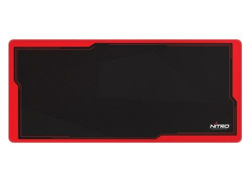 Bodenmatte 900x400mm schwarz/rot