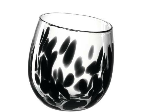 Leonardo Vase/WL Punto 17cm schwarz 1 Stück, H: 17cm, B: 17cm, T: 15cm
