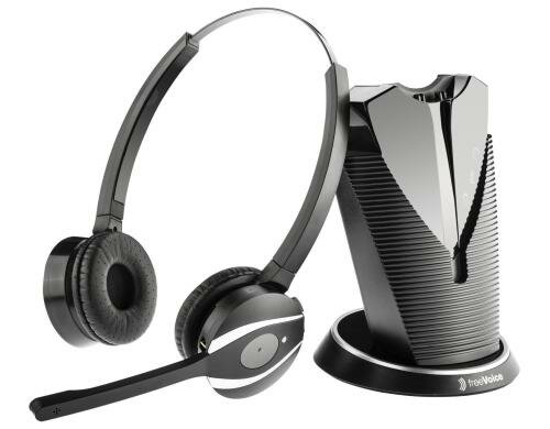 freeVoice FOX FX840 UC MS Duo für Callcenter und Büro, DECT, USB