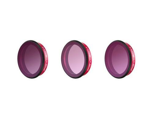 PGYTECH Osmo Action ND-PL Filter Set für DJI OSMO Action (ND8-GR ND16-4 ND32-8)