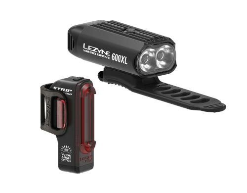 LEZYNE Micro Drive 600XL / Strip Pair 600/150Lm, 9/11 Mode, USB