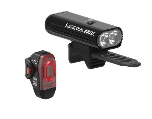 LEZYNE Micro Pro 800XL / KTV Pro Pair 800/75Lm, 8/5 Mode, USB