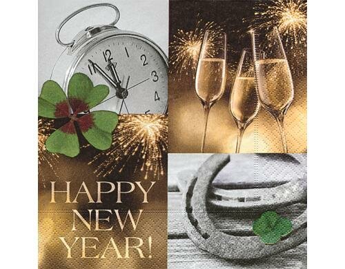 Paper + Design Servietten The final countdo wn, 33x33 cm, 20 Stück