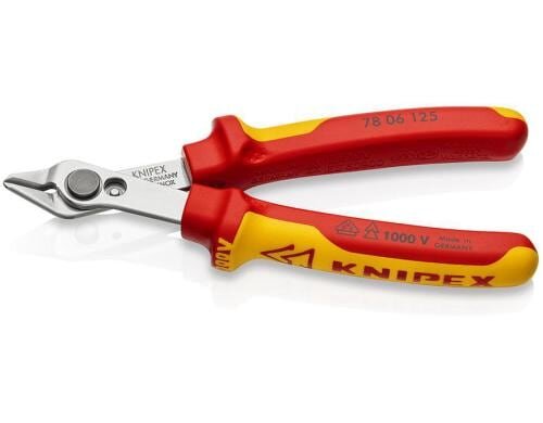 KNIPEX VDE Electronic SuperKnips - INOX o.Drahthalter, Draht bis Ø 1mm