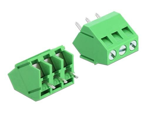 Delock Terminalblock Lötversion vertikal Raster: 5mm, 3Pins, 10A