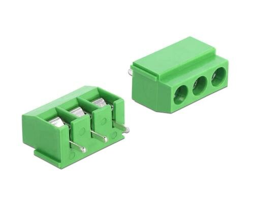 Delock Terminalblock Lötversion vertikal Raster: 5mm, 3Pins, 10A