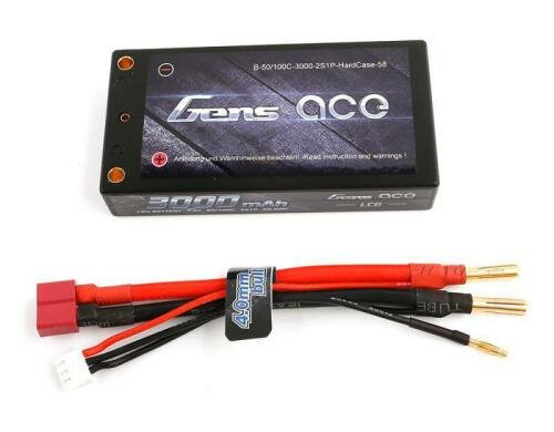 Gens LiPo-Akku 7.4V 3000mAh 50C 93x47x18mm 127g LCG Shorty